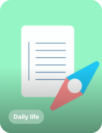 lessoncard-daily-life AI Spanish lesson - daily life